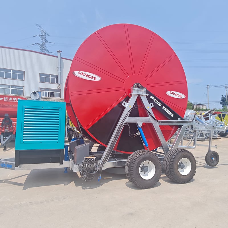 JP900 Diesel Hose Reel Sprinkler Irrigation System