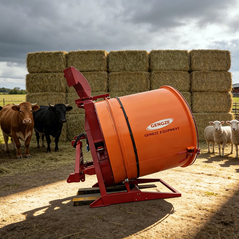 Drum-Style Forage Shredding & Blowing Machine Model M505