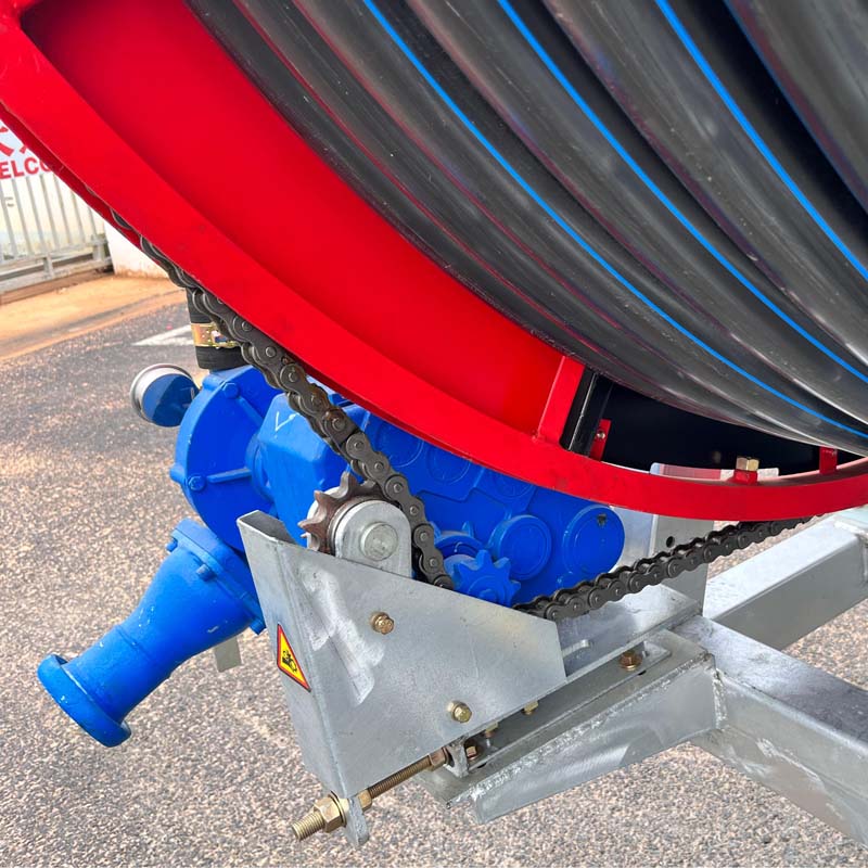 Customize your watering schedule with a hose reel sprinkler system