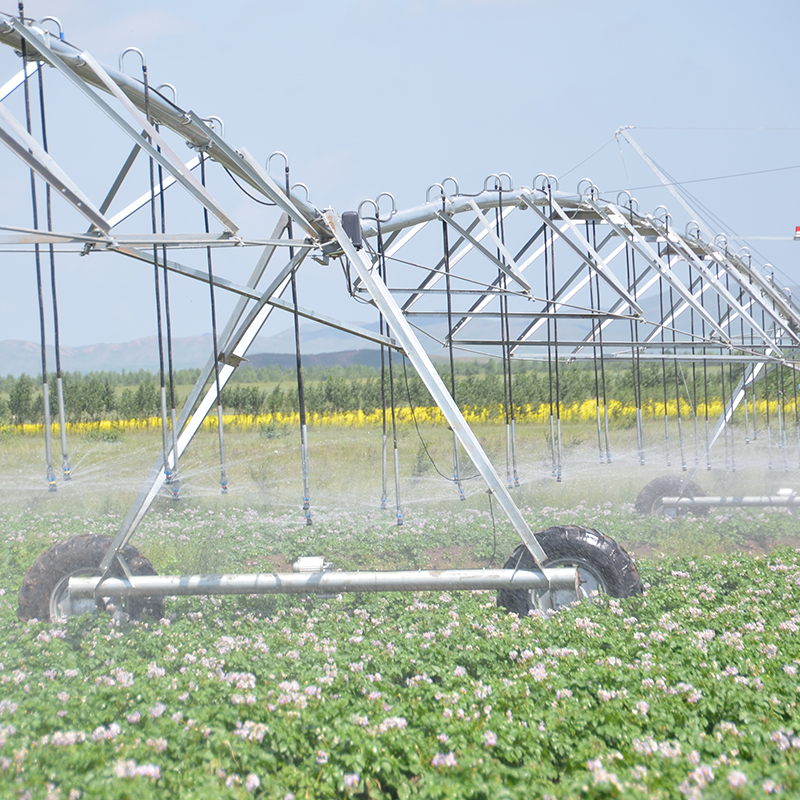 Achieving uniform water distribution with center point irrigation