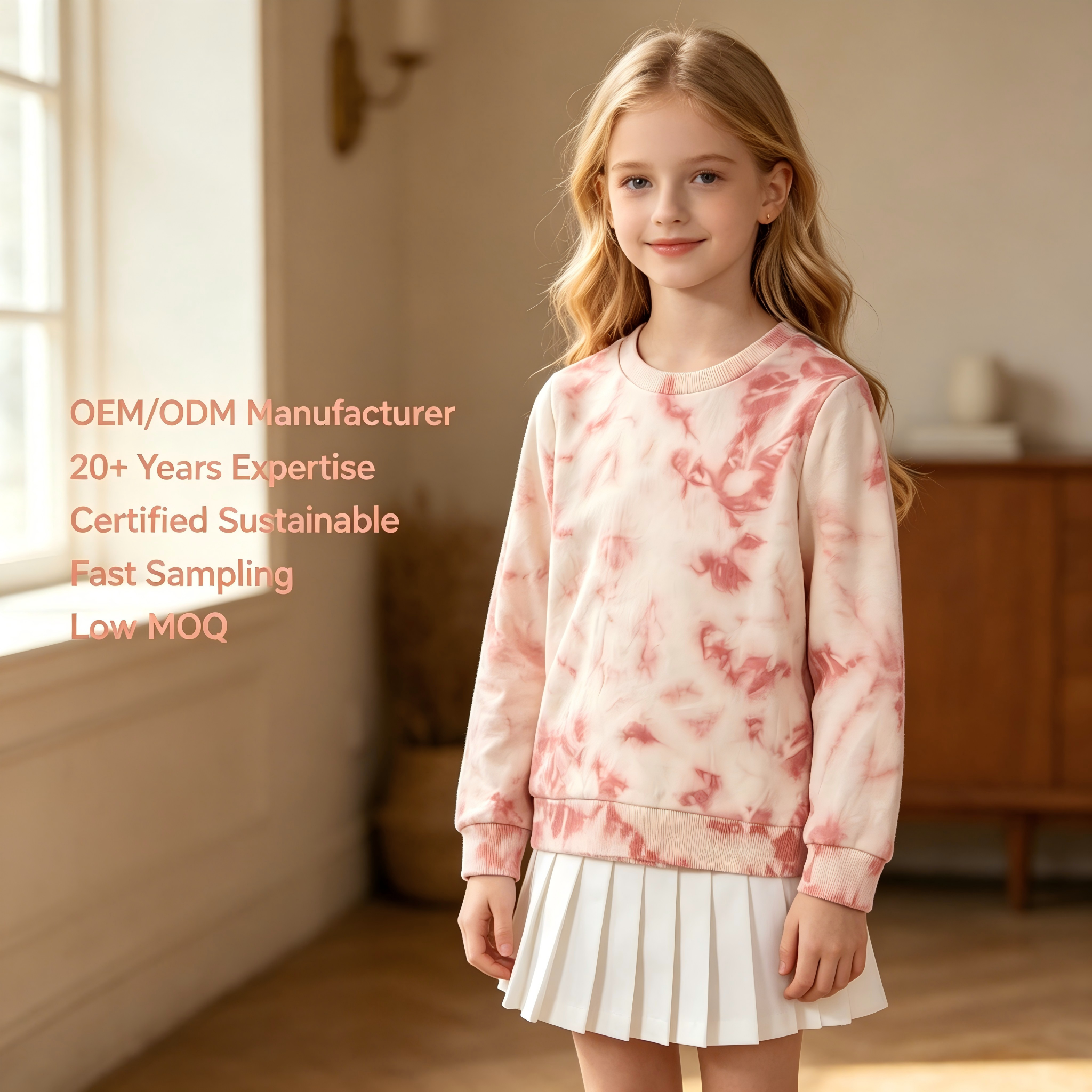Sappanwood & Madder Plant-Dyed Crewneck – Brand-Custom Eco-Apparel
