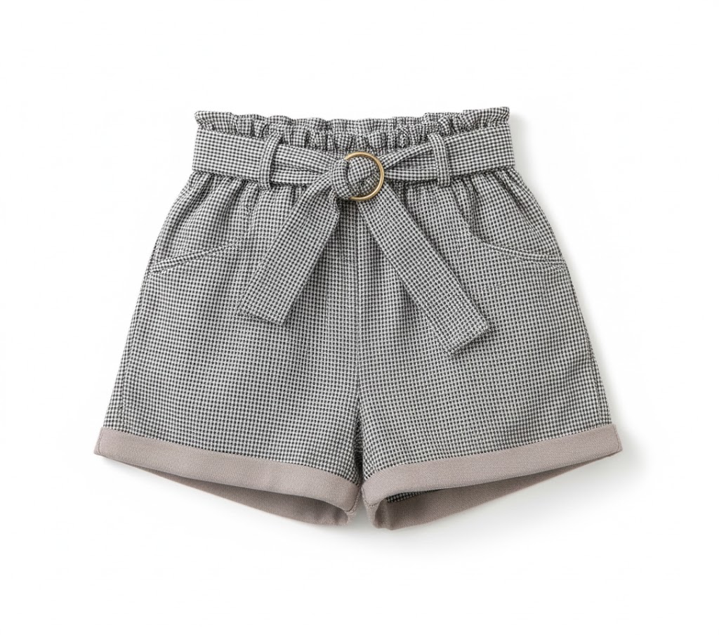Tilpassede pigers højlivs shorts | 230G bomuld med stretch | OEM og ODM