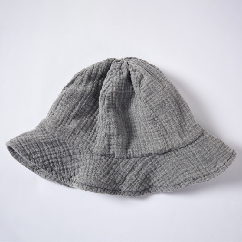 Custom Organic Baby Bucket Hat Manufacturer | Plant Dyed Muslin Infant Sun Hat for OEM ODM Babywear Private Label