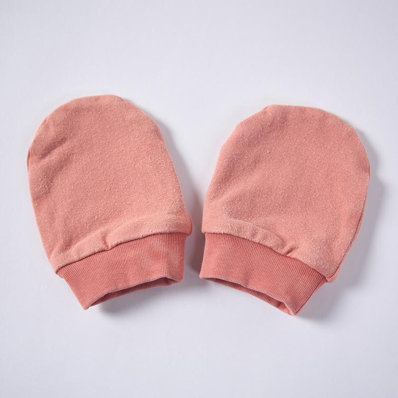 Organic Cotton Baby Beanie & Mitten Set - Sustainable Plant-Dyed Infant Bear Hat & Anti-Scratch Mittens for Eco-Friendly Brands - Custom OEM/ODM Newborn Headwear Manufacturer