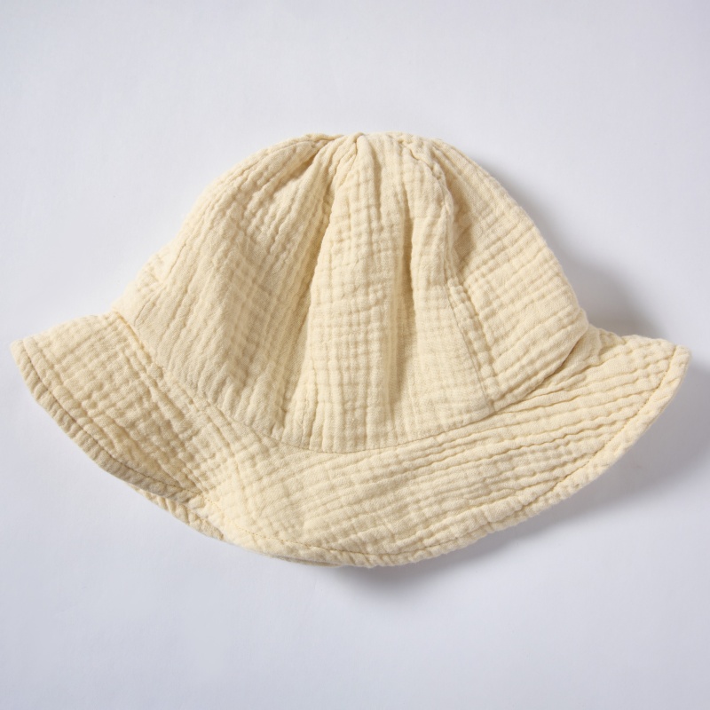 Custom Plant Dyed Baby Sun Hat Manufacturer | Organic Muslin Cotton Infant Bucket Hat OEM ODM Private Label Supplier