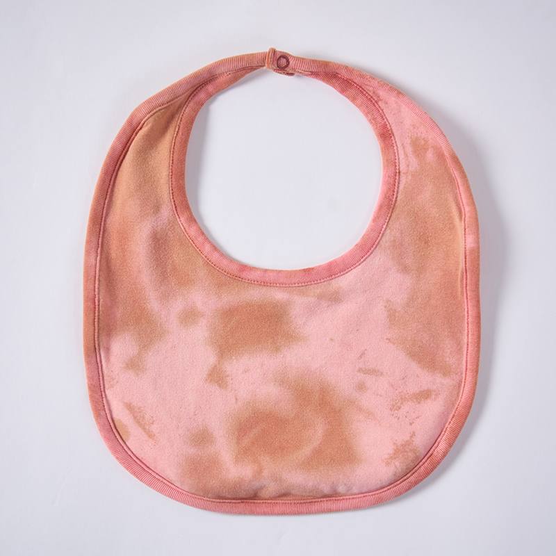 Organic Cotton Tie Dye Baby Bib OEM ODM | Plant Dyed Infant Feeding Bib Manufacturer | Custom Eco-Friendly Baby Bib Supplier | Soft Absorbent Newborn Bib for Sustainable Private Label Baby Products