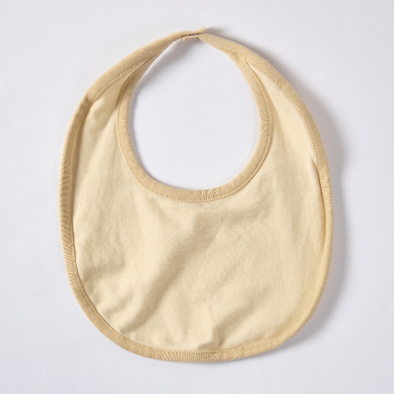 Custom Organic Cotton Baby Bib Plant Dyed Infant Drool Bib Soft Absorbent Newborn Feeding Bib Eco Friendly Plain Baby Bib OEM ODM Baby Accessories Manufacturer