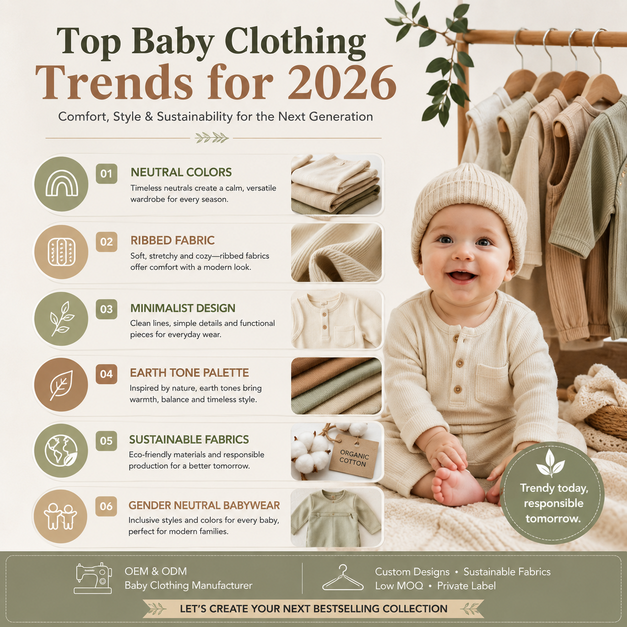Top Baby Clothing Trends for 2026: What Every Baby Brand Should Know