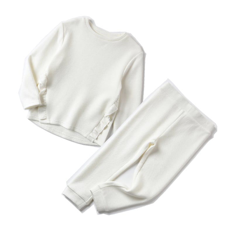 Custom Kids’ Long Sleeve Top & Pants Set | Viscose-Polyamide Blend | OEM Ready