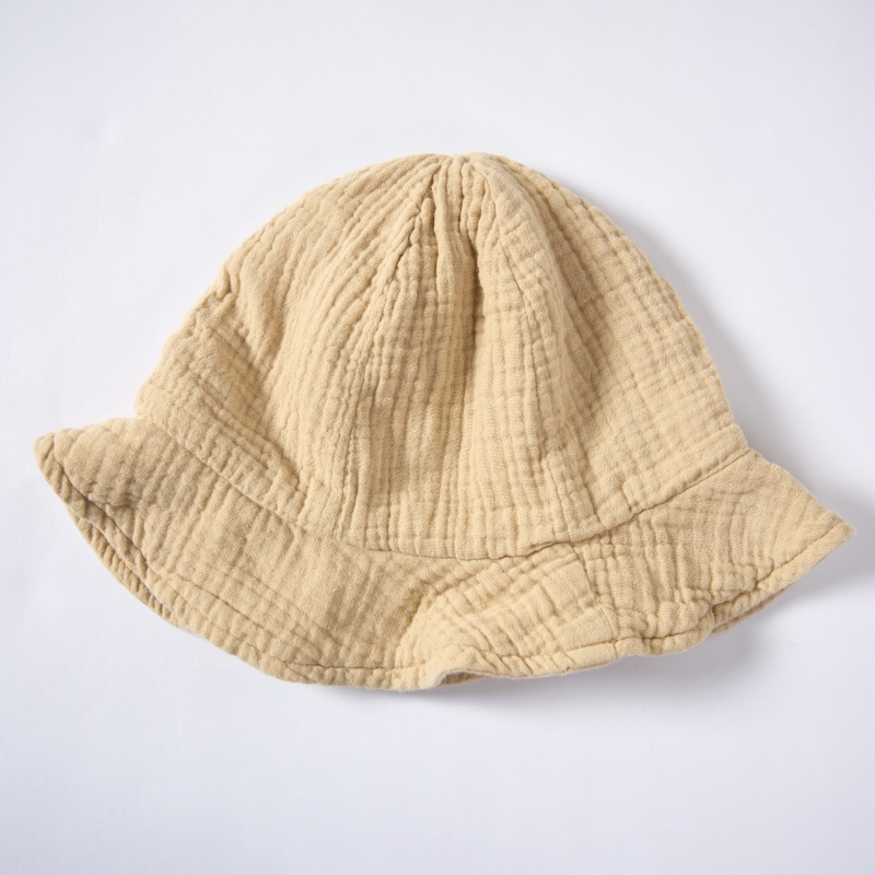 Custom Baby Bucket Hat Manufacturer | Plant Dyed Muslin Cotton Infant Sun Hat for OEM ODM Private Label