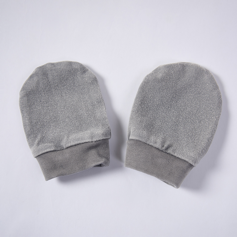Organic Cotton Baby Beanie & Mitten Set - Sustainable Plant-Dyed Infant Bear Hat & Anti-Scratch Mittens for Eco-Friendly Brands - Custom OEM/ODM Newborn Headwear Manufacturer