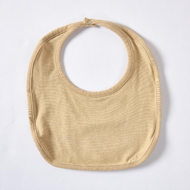 Custom Organic Cotton Baby Bib Plant Dyed Infant Feeding Bib Soft Absorbent Newborn Saliva Bib Eco Friendly Baby Feeding Accessories OEM ODM Baby Textile Manufacturer