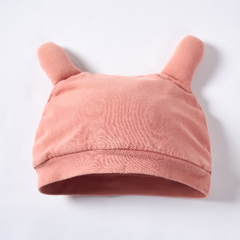 Organic Cotton Baby Bear Ear Hat OEM ODM | Plant Dyed Infant Beanie Manufacturer | Soft Newborn Baby Cap Supplier | Eco-Friendly Custom Baby Hat for Private Label Sustainable Babywear Brands