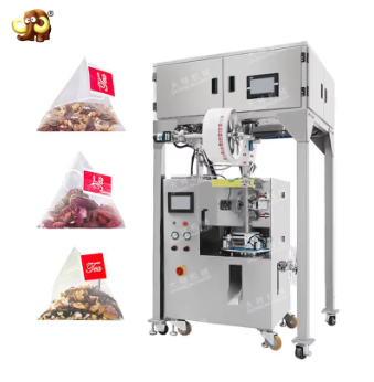 Machine d'emballage de sachets de thé avec enveloppe