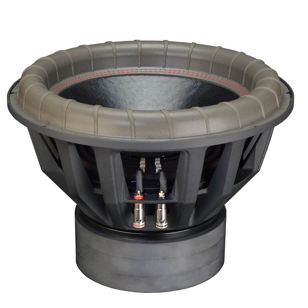 15100-058 Subwoofer de Coche Gigante de 15 Pulgadas 5000W POTENCIA MÁXIMA Triple Ferrita Doble Bobina 1 2 Ohm 2500W RMS Subwoofer para Sistema de Sonido de Audio de Coche