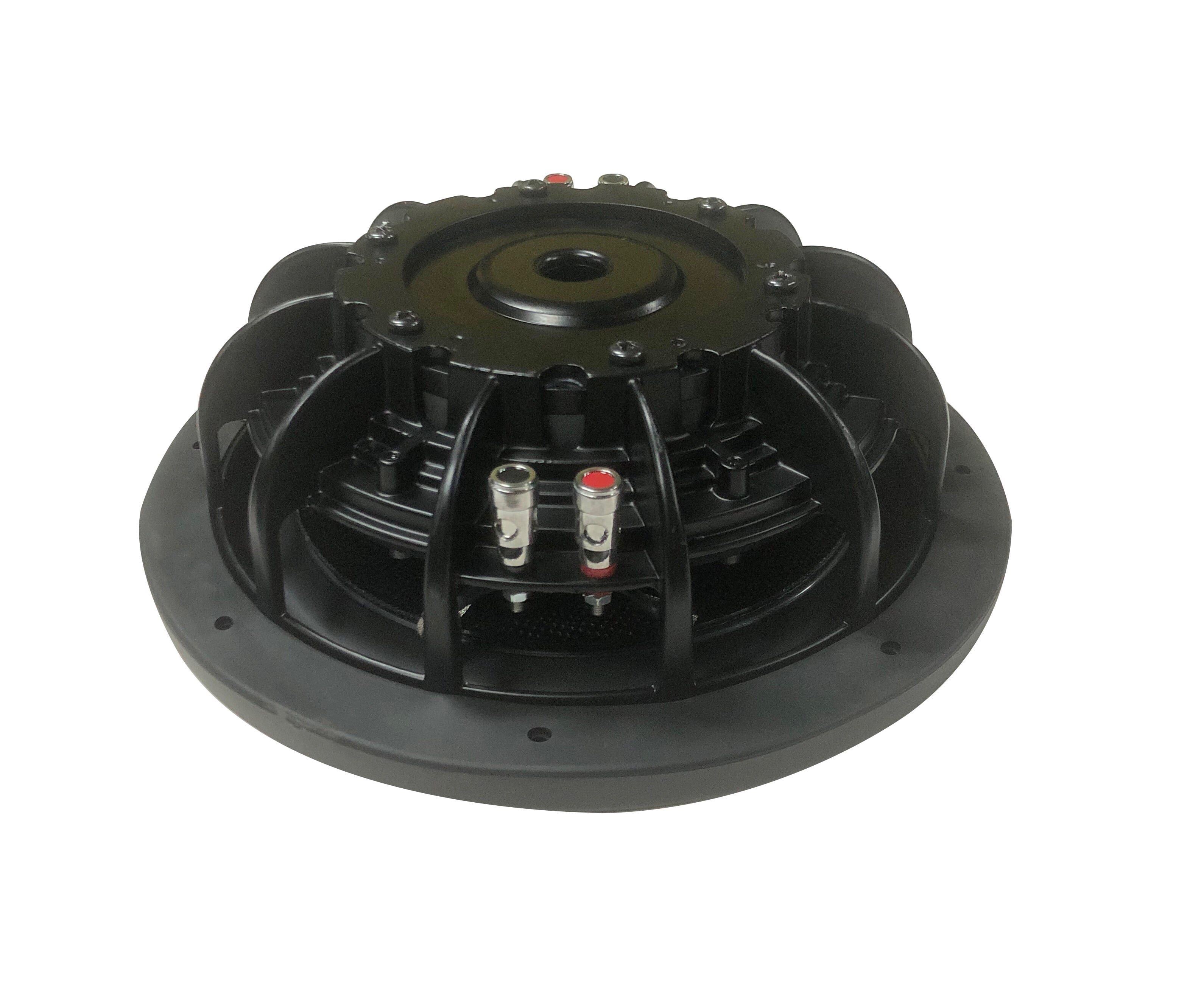HYW-1050-129 Subwoofer Dual Coil para Automóvil 300W RMS | 86dB, 37Hz-3kHz, Altavoz de Cono de Carbono para Automóvil de 10 Pulgadas