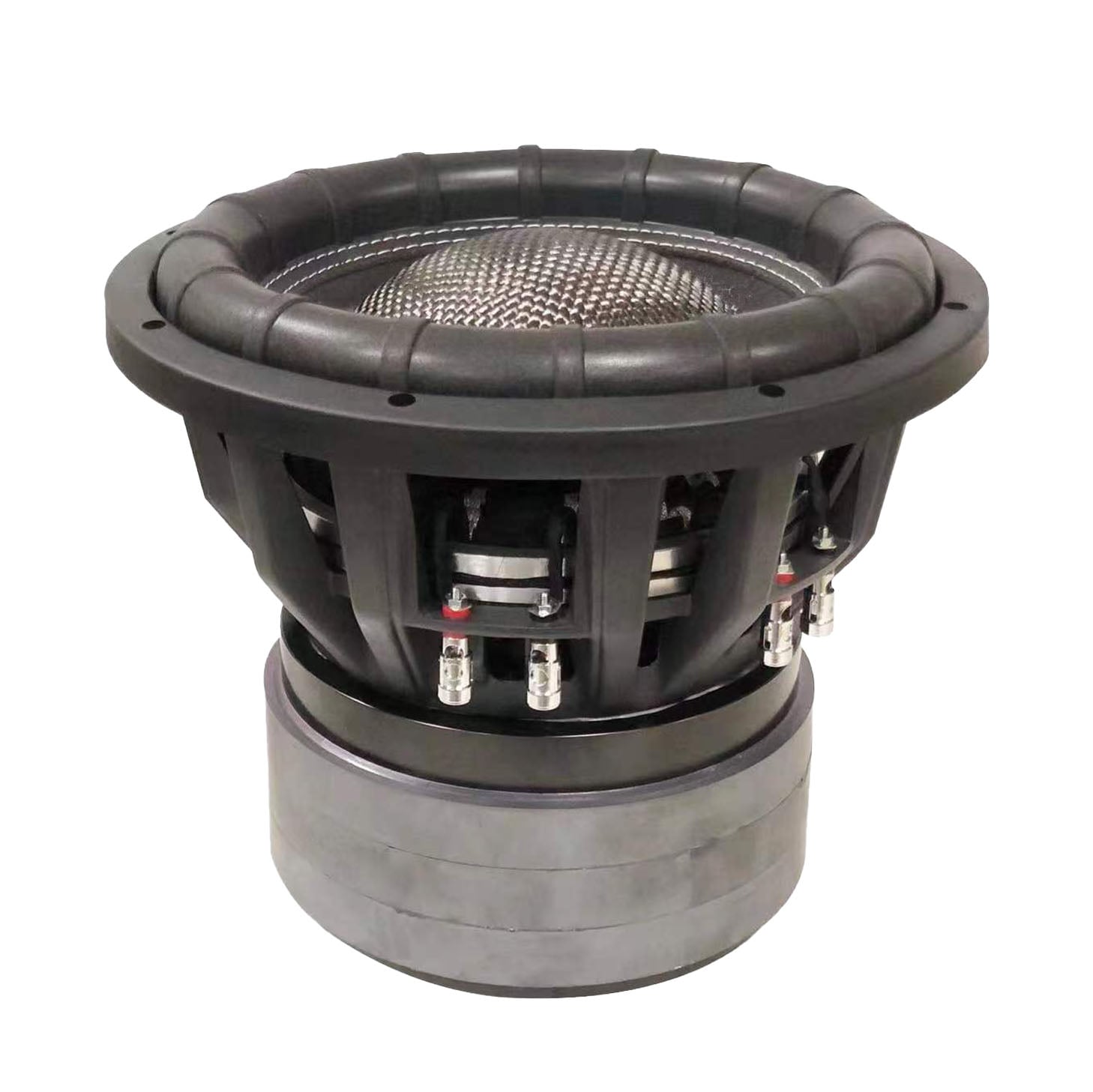 subwoofer para Coche de 3000W RMS OEM, Diámetro de la Bobina de Voz de 3 Pulgadas SPL 94dB, Modelo HYW-1275-128-X, 12 Pulgadas
