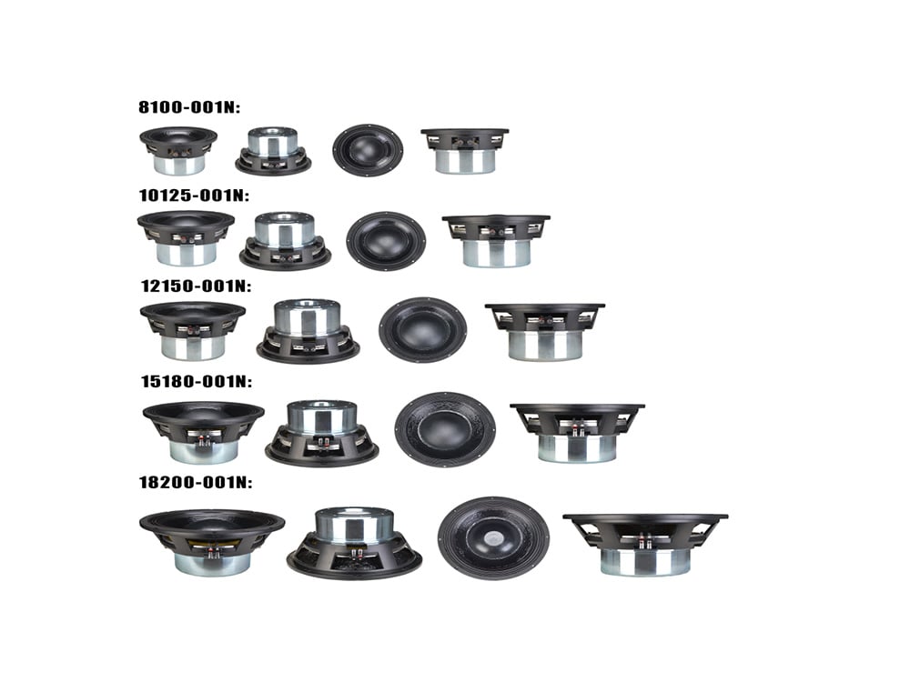 2025.3 Nueva línea de subwoofers super potentes de 8''10''12''15''18''