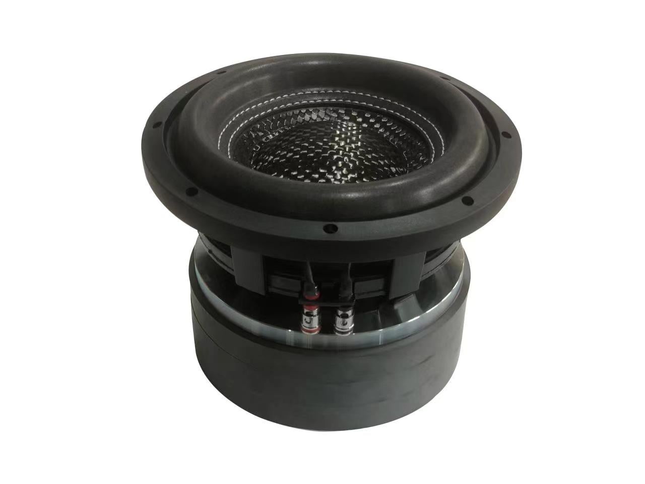 Subwoofer para Automóvil de 8 Pulgadas Potente, 1000W RMS, Bobina de 3 Pulgadas de Fibra de Carbono con Alto Espuma para Audio de Automóvil y Carreras, Agregar Logotipo, 875-019E