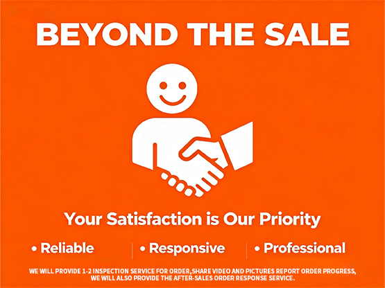Quality control team+after sales team service