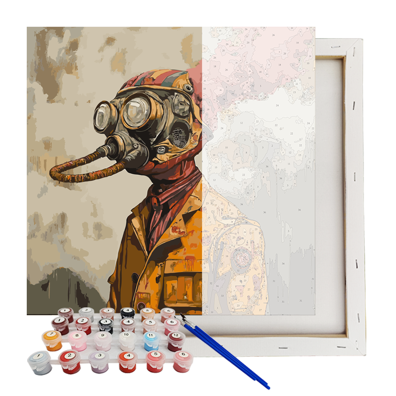 Paint by number for home decor Masked Reality