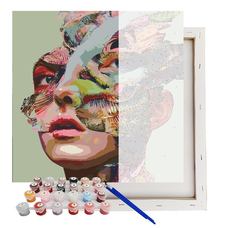 Wholesale canvas by numbers Color - Sliced Self