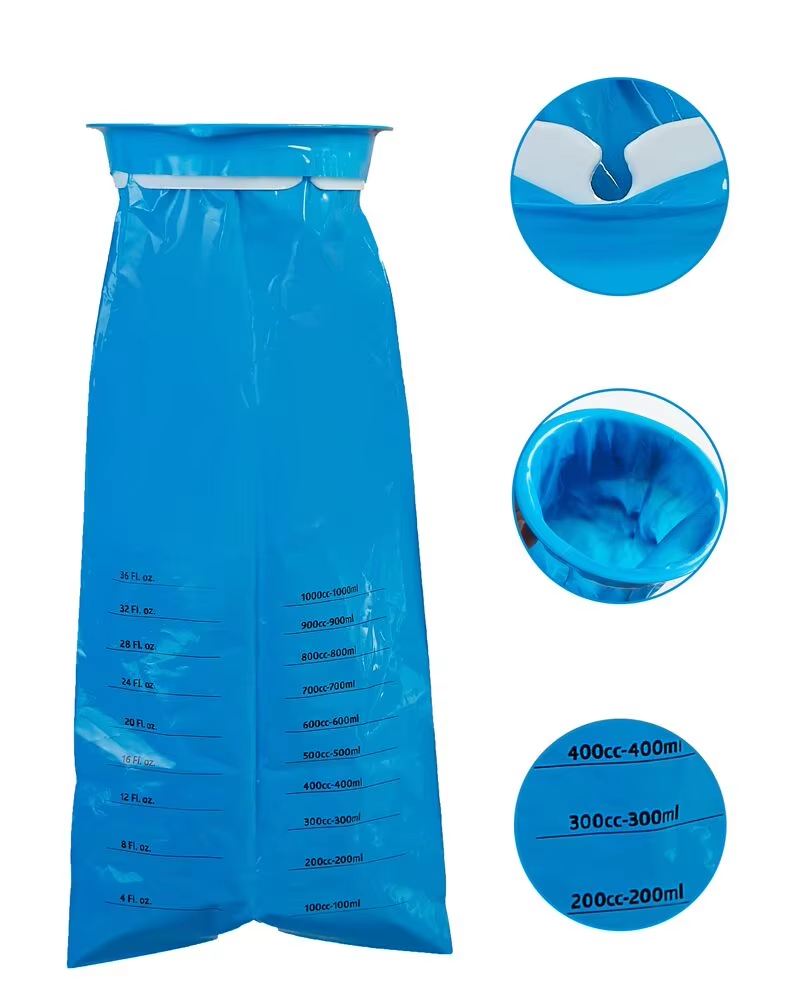 How to use an emesis bag correctly to prevent fluid leakage?
