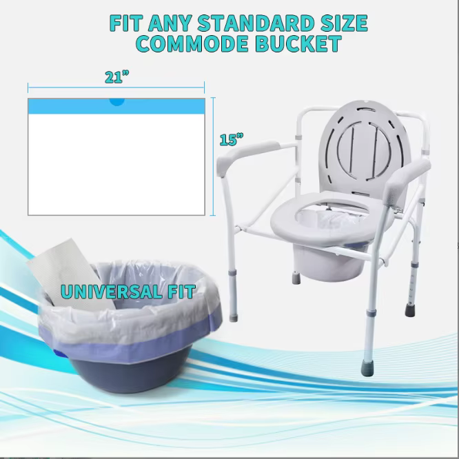 Bedside Commode Liners Disposable Bags factory