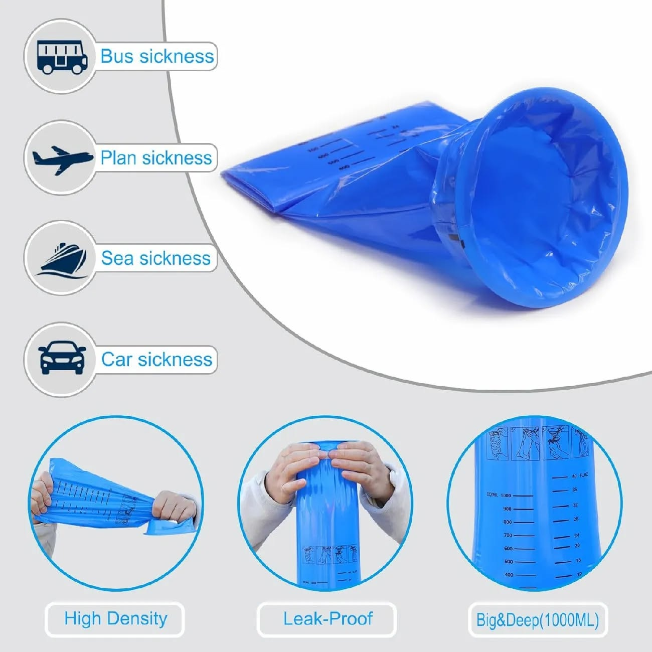 Xiangwo Industry Motion Sickness Vomit Bags – High Performance & Reliable Protection!