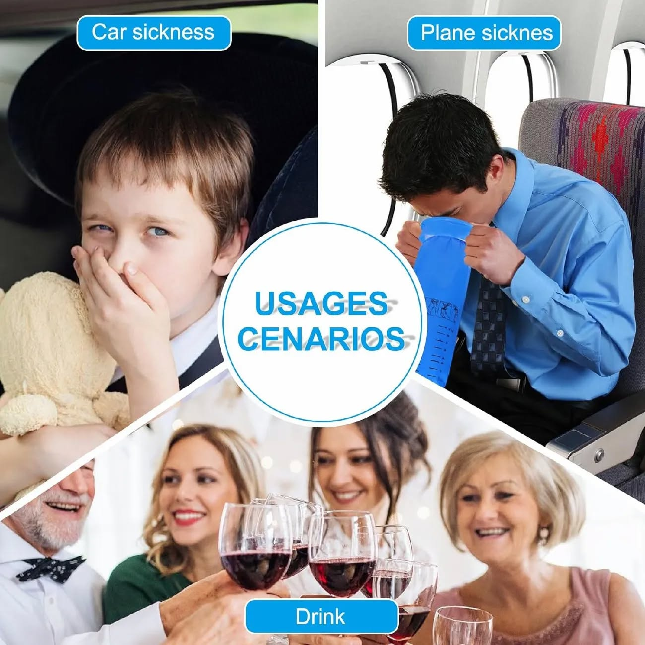 Xiangwo Industry Motion Sickness Vomit Bags – High Performance & Reliable Protection!