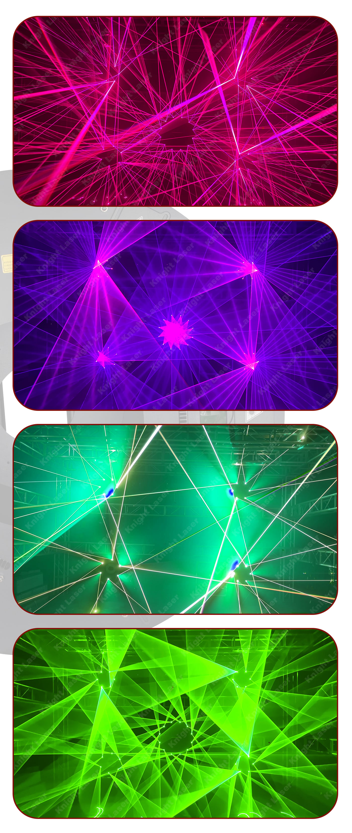 C6- 12W Full Color Round Animation Laser Light manufacture
