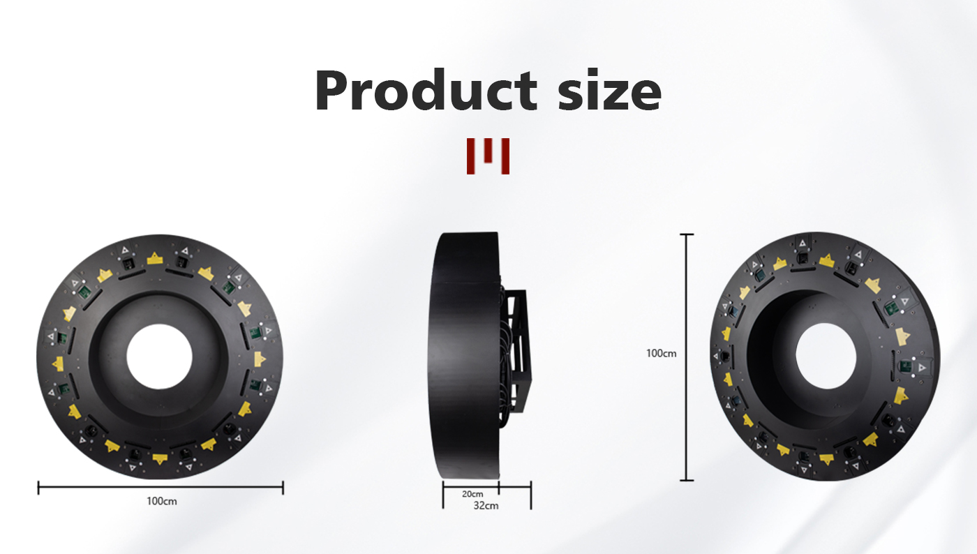 C12- 36W Full Color Round Animation Laser Light manufacture