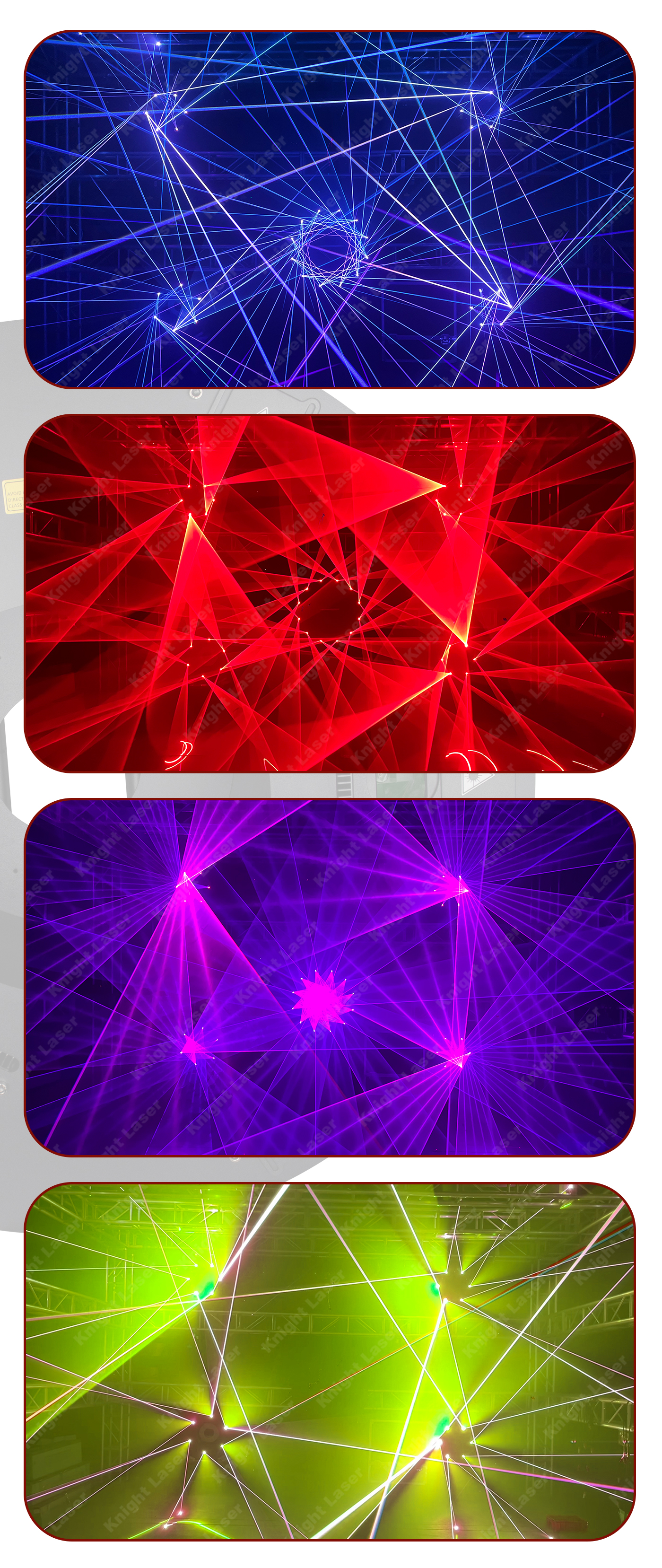 C6- 18W Full Color Round Animation Laser Light manufacture