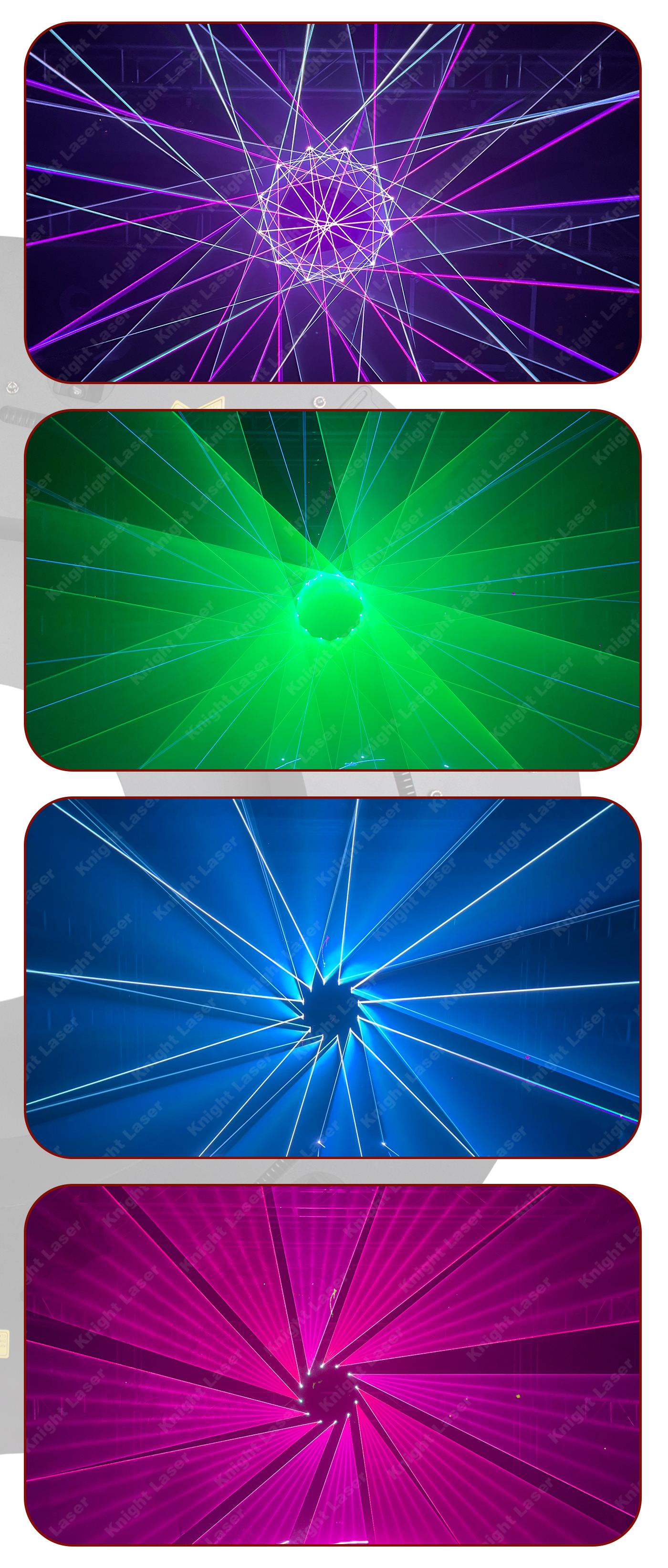 C12- 36W Full Color Round Animation Laser Light details