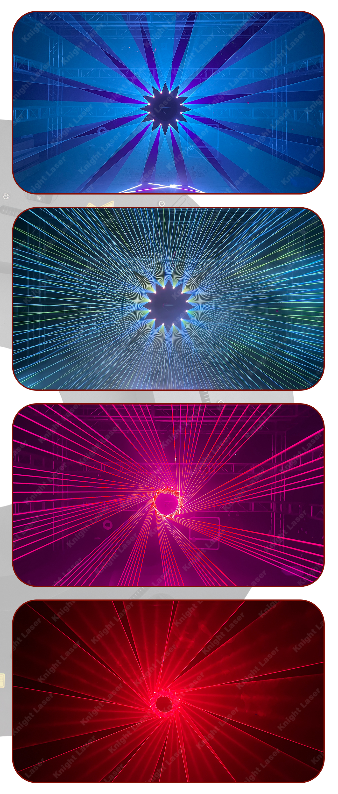 C12- 48W Full Color Round Animation Laser Light supplier