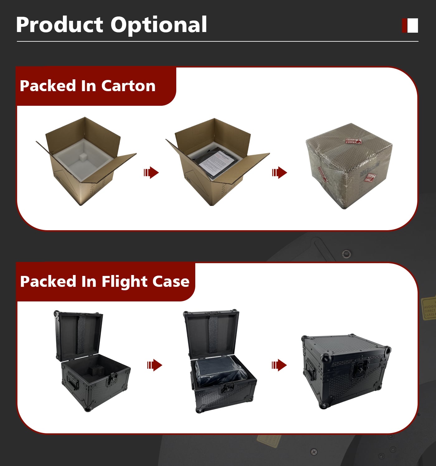 C6- 12W Full Color Round Animation Laser Light factory