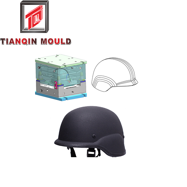 Level III  Aramid Ballistic Helmet UHMWPE PASGT Compression Mould