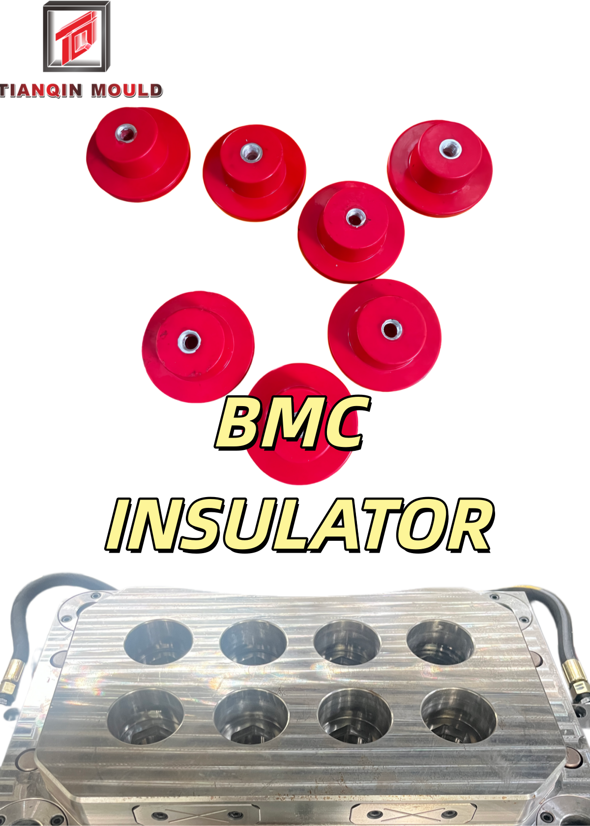 Isolador Elétrico Circular de Fibra de Vidro Composto SMC Redondo