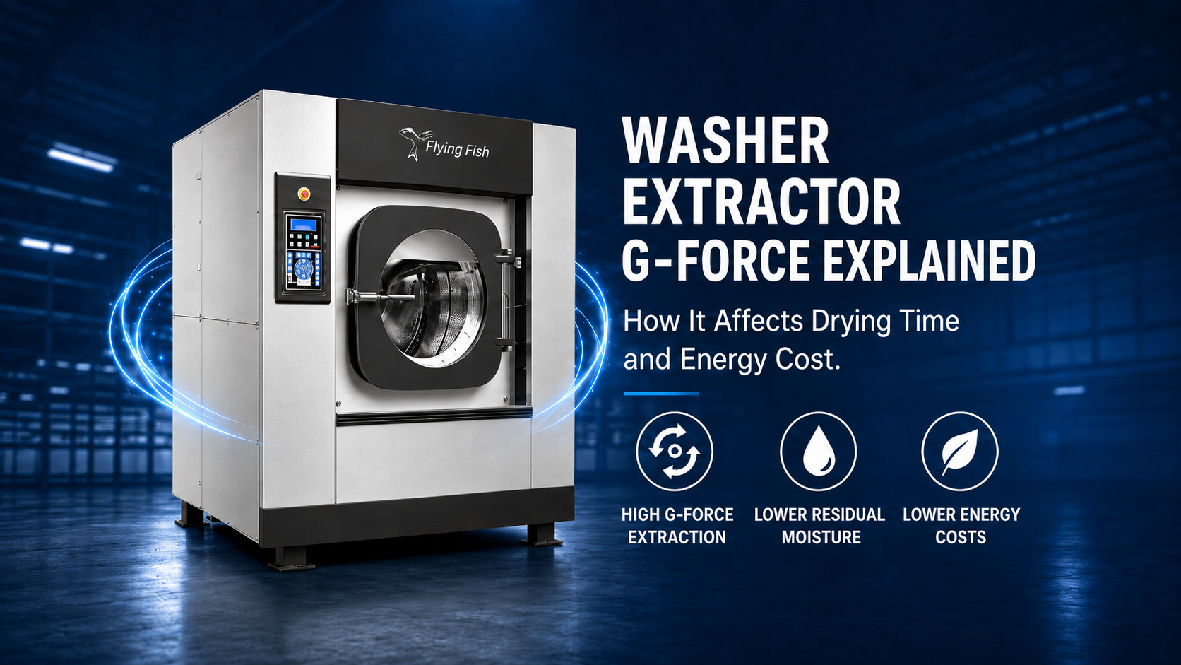Washer Extractor G-Force Explained: How It Affects Drying Time and Energy Cost