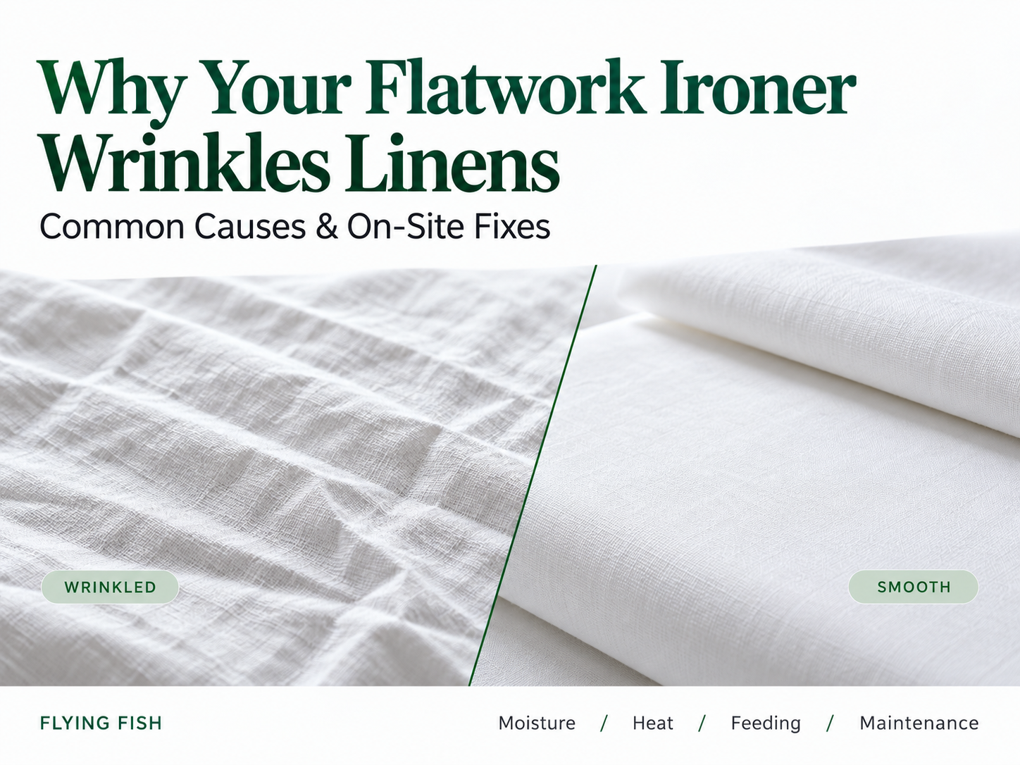 Why Your Flatwork Ironer Wrinkles Linens (And How We Fix It on Site)