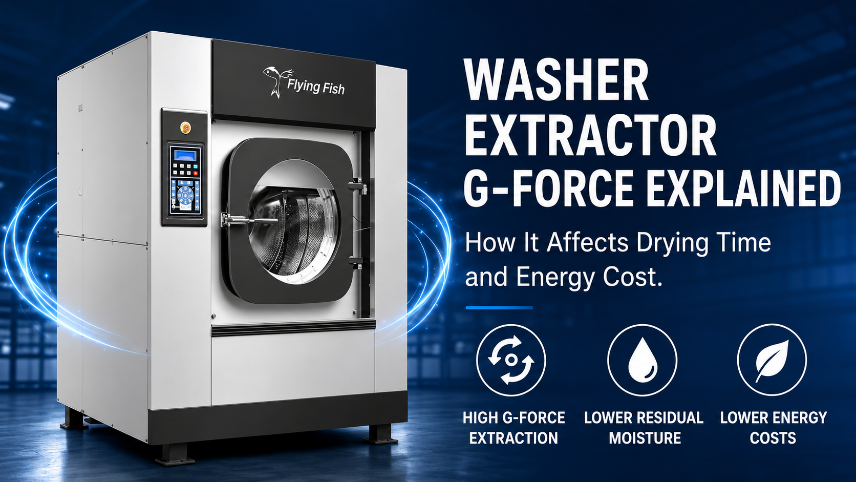 Washer Extractor G-Force Explained: How It Affects Drying Time and Energy Cost