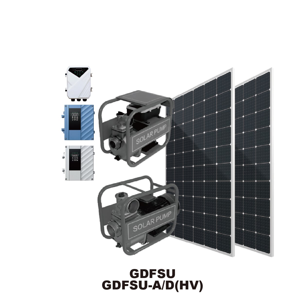 GIDROX DC&AC/DC SZYRZAŁE NAPIĘCIE BEZSZCZOTKOWA CENTRIFUGALNA POMPA SOLARNA-GDFSU GDFSU-A/D(HV)