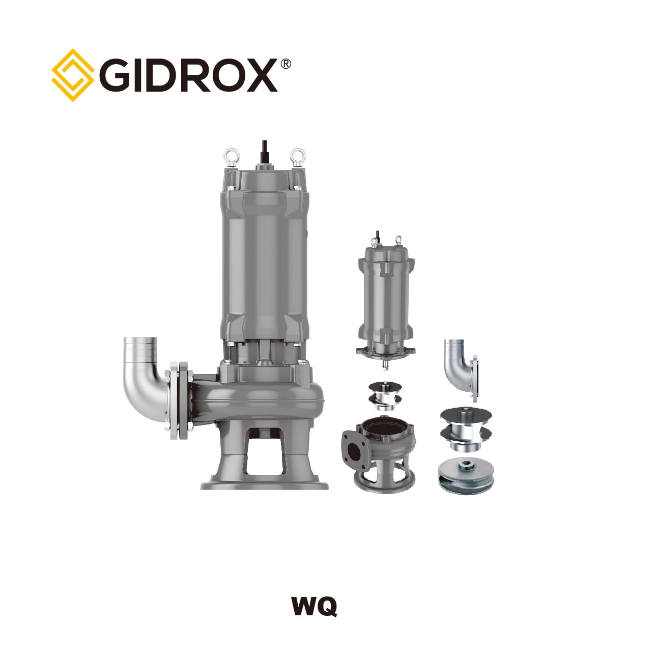 POMPE DE FONDS GIDROX POUR EAU USÉE - WQ