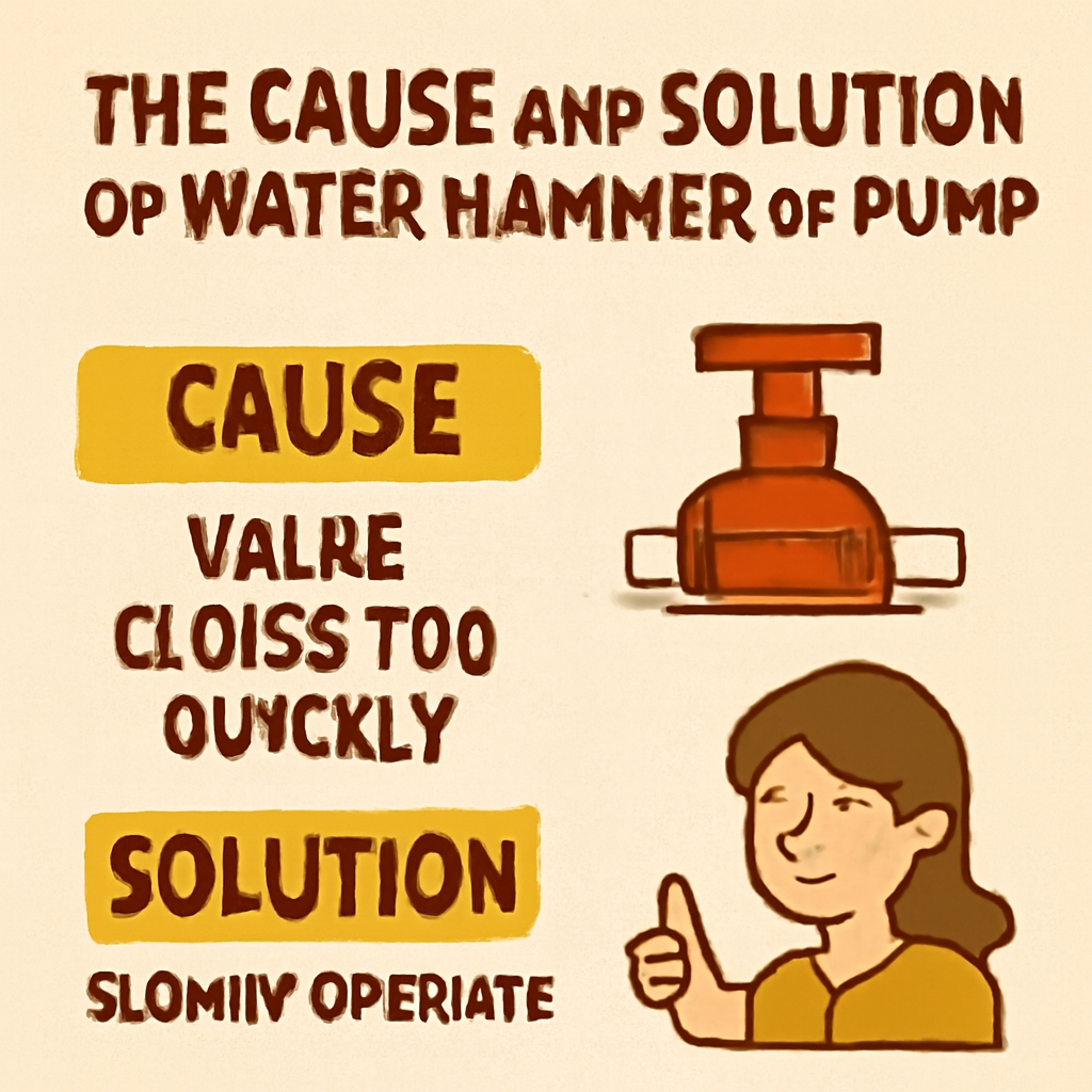 La Causa y la Solución del Martillo de Agua de la Bomba
