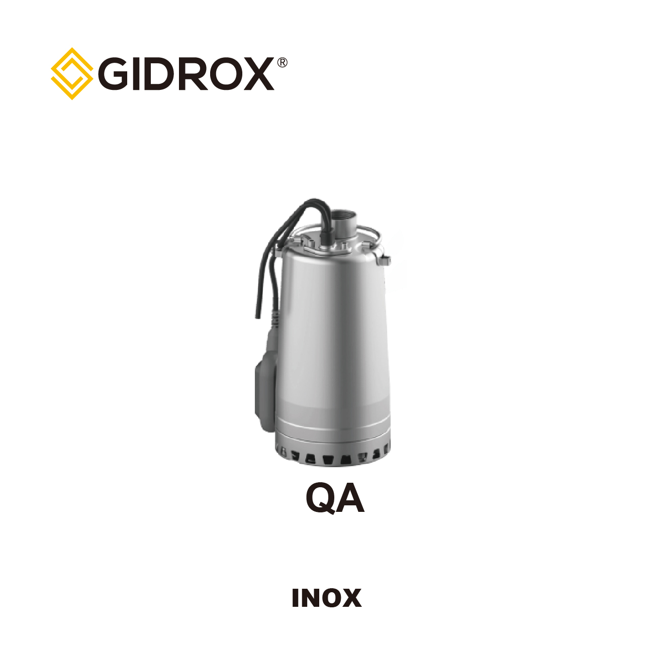 GIDROX STAINLESS STEEL SUBMERSIBLE PUMP-INOX