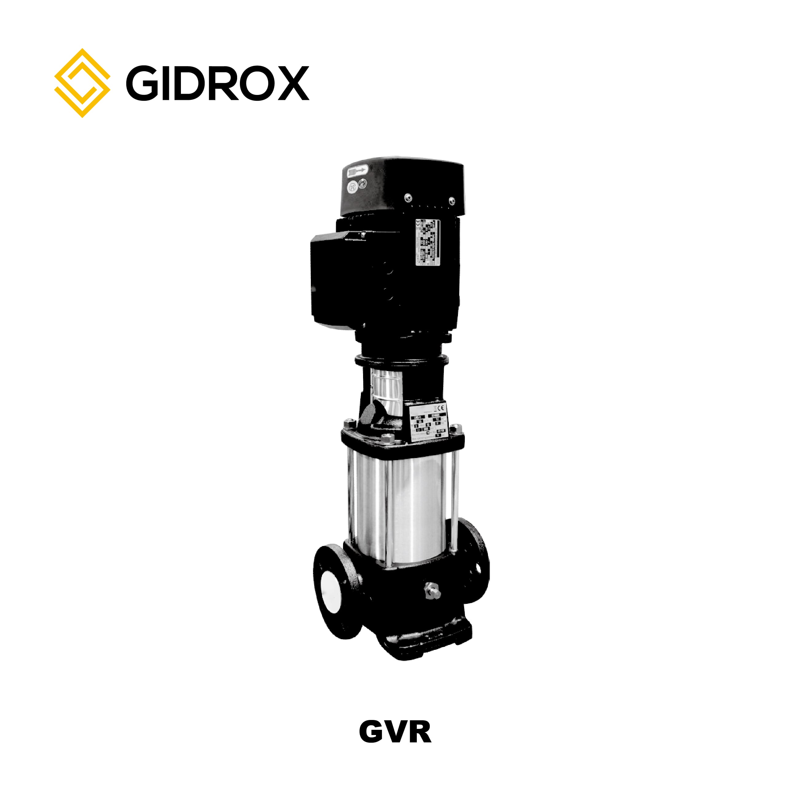 GIDROX НЕРЖАВЕЯЩА МНОГОЕТАЖНА ПУМП-GVR