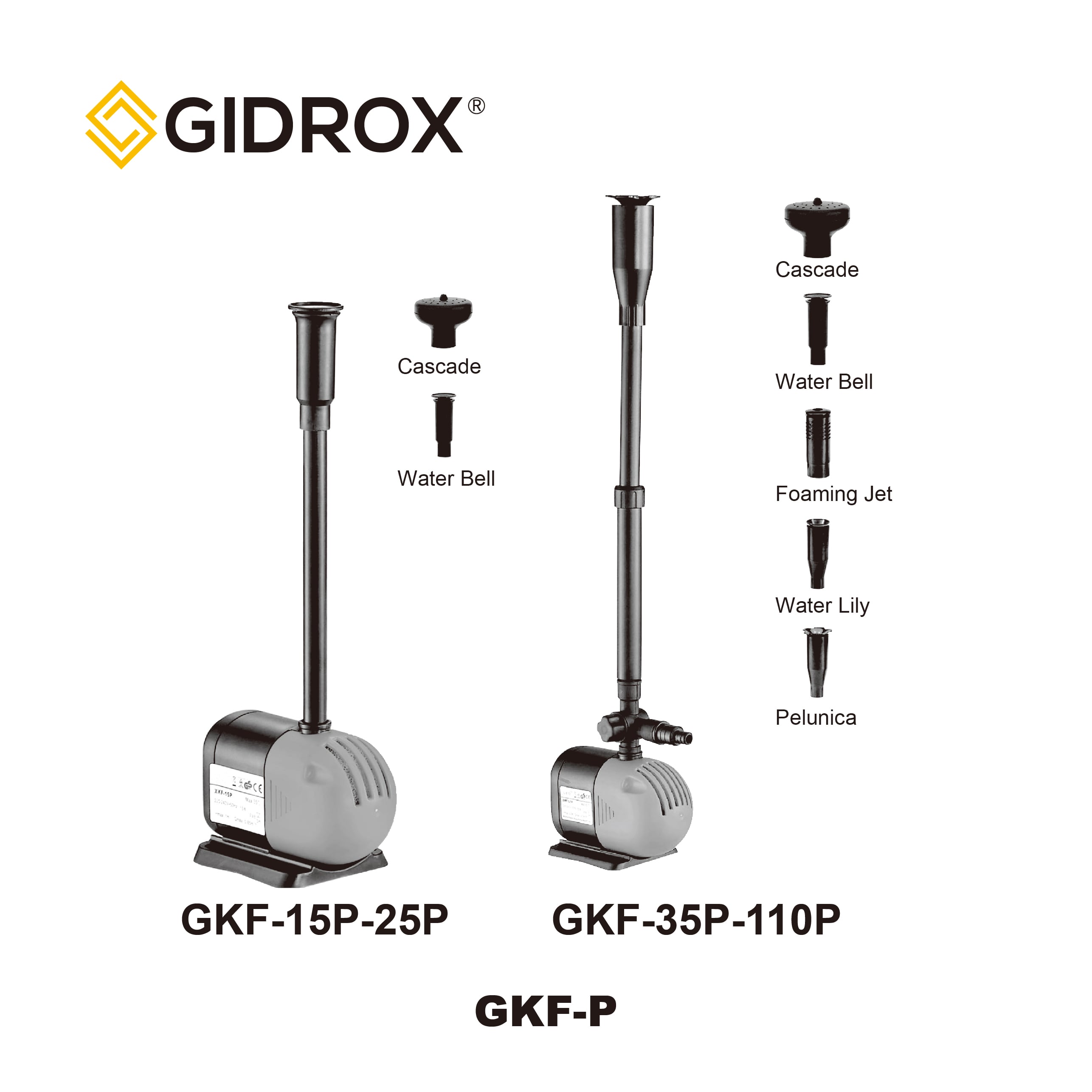 BOMBA NG FOUNTAIN NG GIDROX-GKF-P