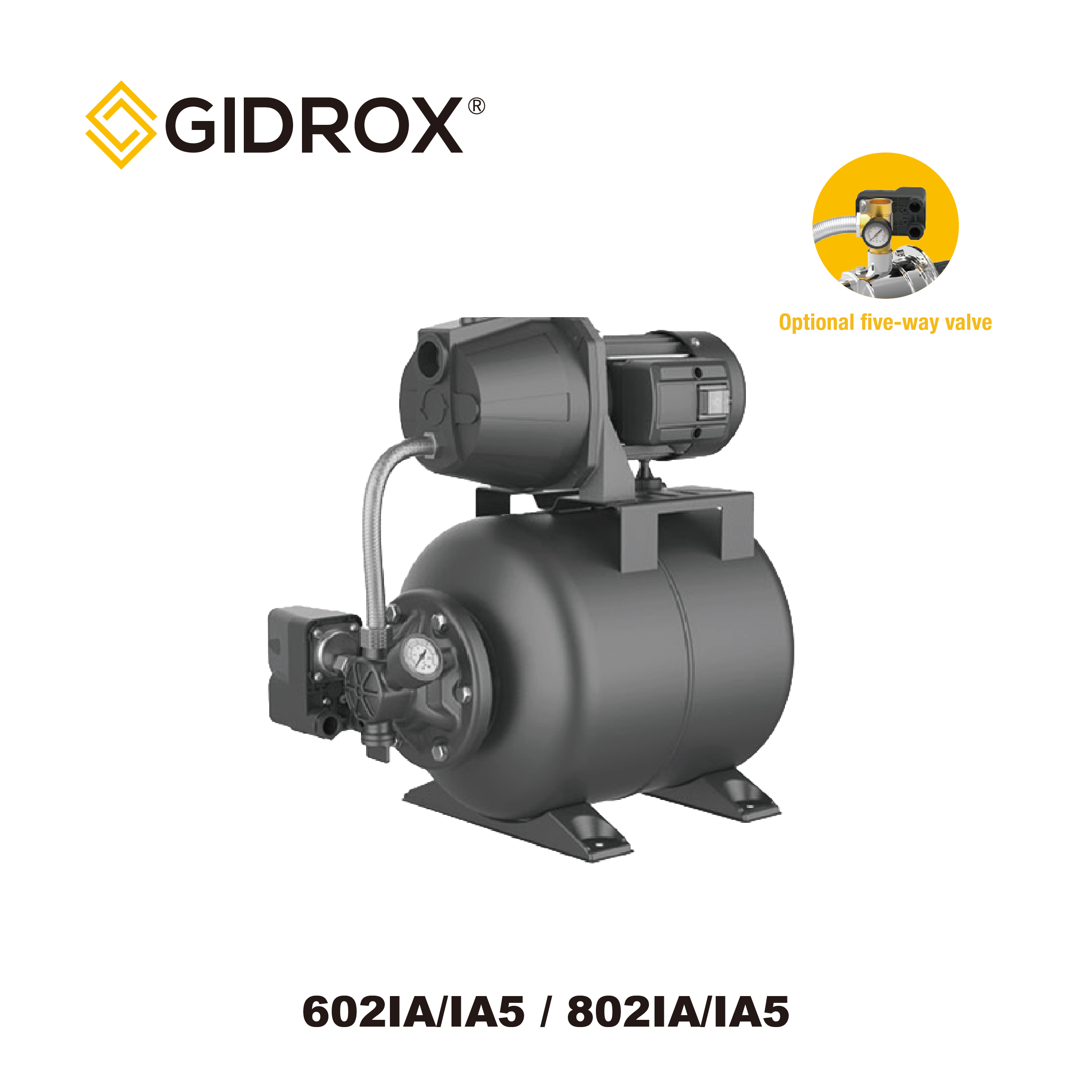 GIDROX HORTULANUS JET PUMP CUM AUGMENTO PRESSIONIS- PKJ-IA