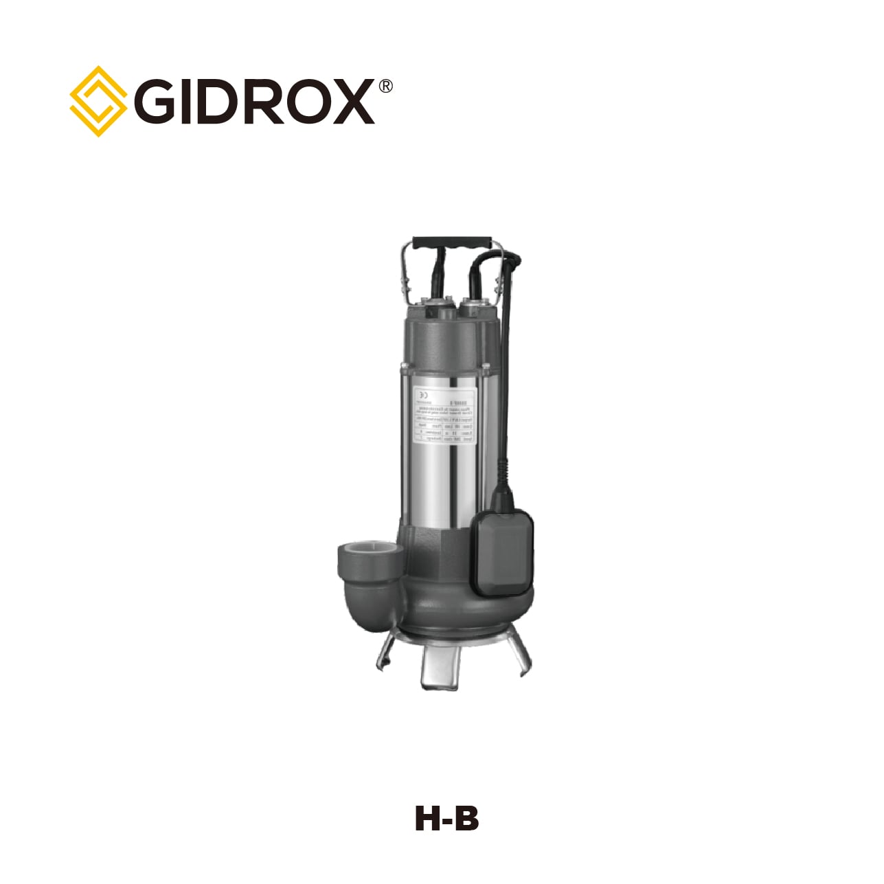 POMPE SOUS-MARINE POUR EGAUTS GIDROX-H-B