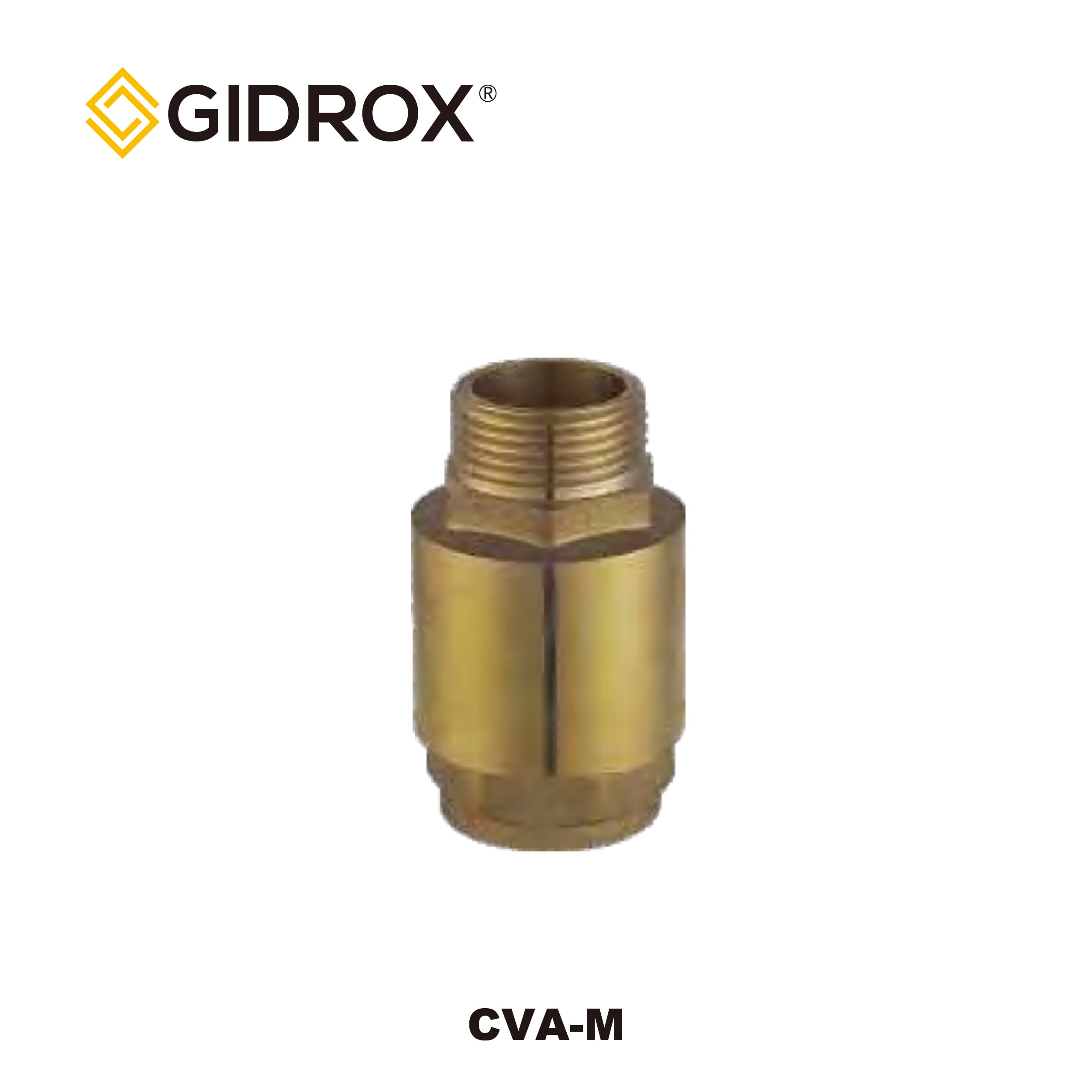 GIDROX ბრონზის შემოწმების ვალვი